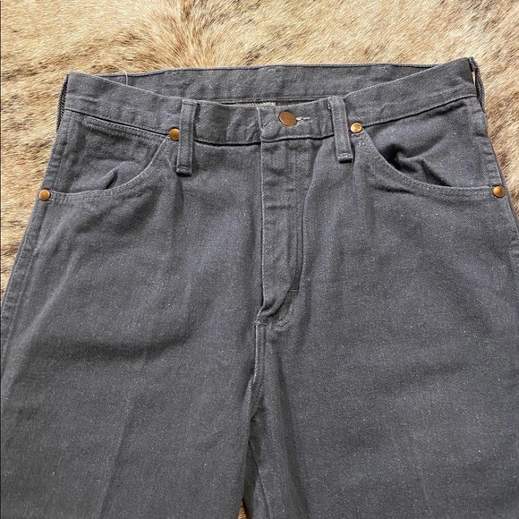 Vintage Grey Wrangler Boot Cuts - Picture 3 of 3